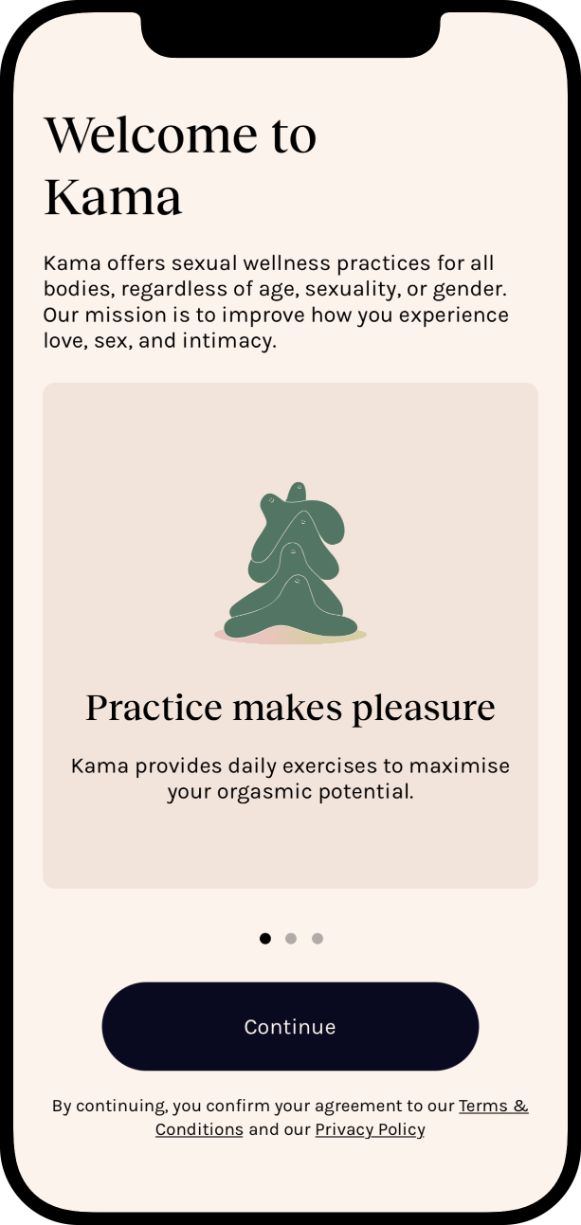 Kama, Sexual Wellness App