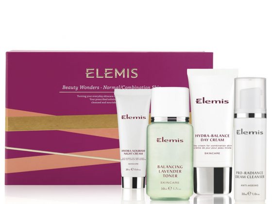 Elemis Beauty Wonders for Normal/Combination Skin – Pro-Radiance Cream Cleanser, Balancing Lavender Toner, Hydra-Balance Day Cream, Hydra-Nourish Night Cream