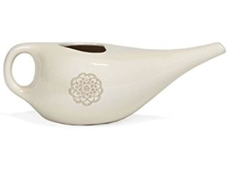 Ceramic neti pot by Yoga bliss