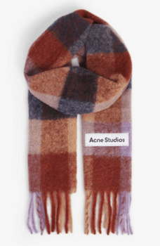 Acne Studios | Vally checked wool-blend scarf | £220.00