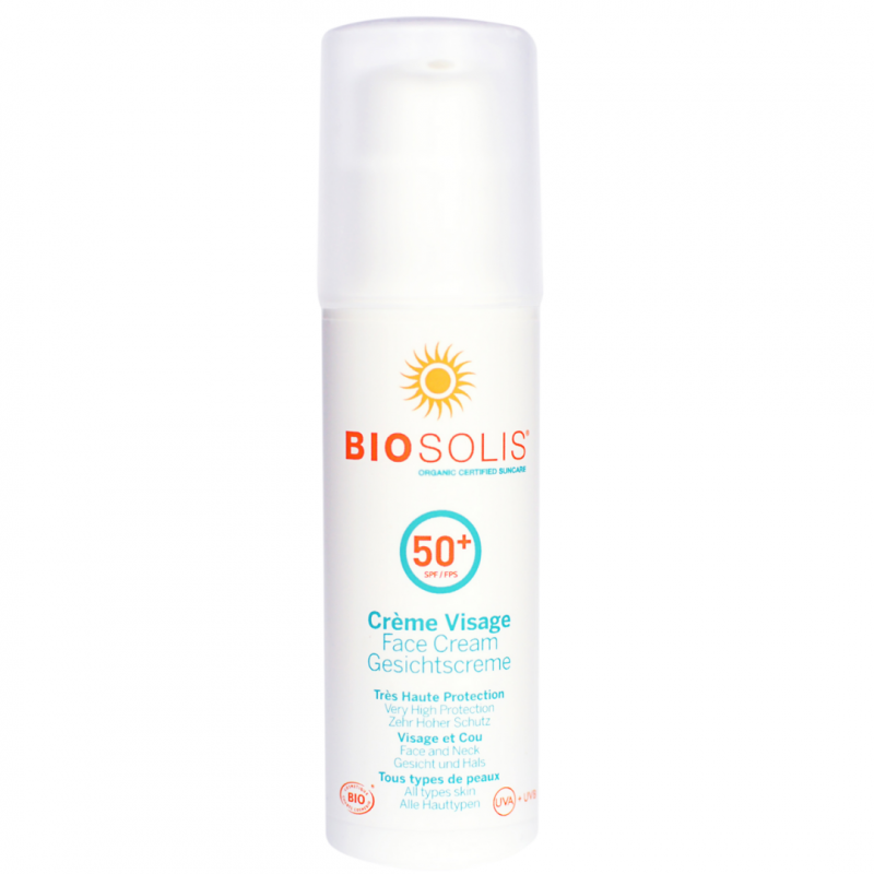 Biosolis sunscreen face cream SPF50+