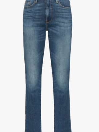FRAME Le Sylvie mid blue straight leg jeans _ Browns