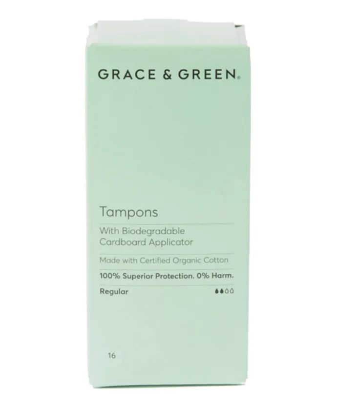 Grace & Green zero waste organic tampons