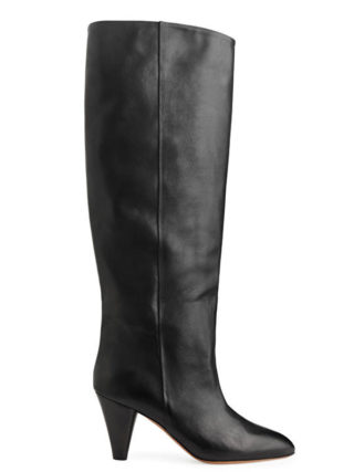 Knee-High Wide-Shaft Boots - Black - Shoes - ARKET GB