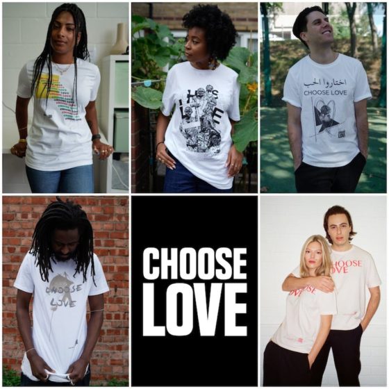 Choose Love London Fashion Week campaign