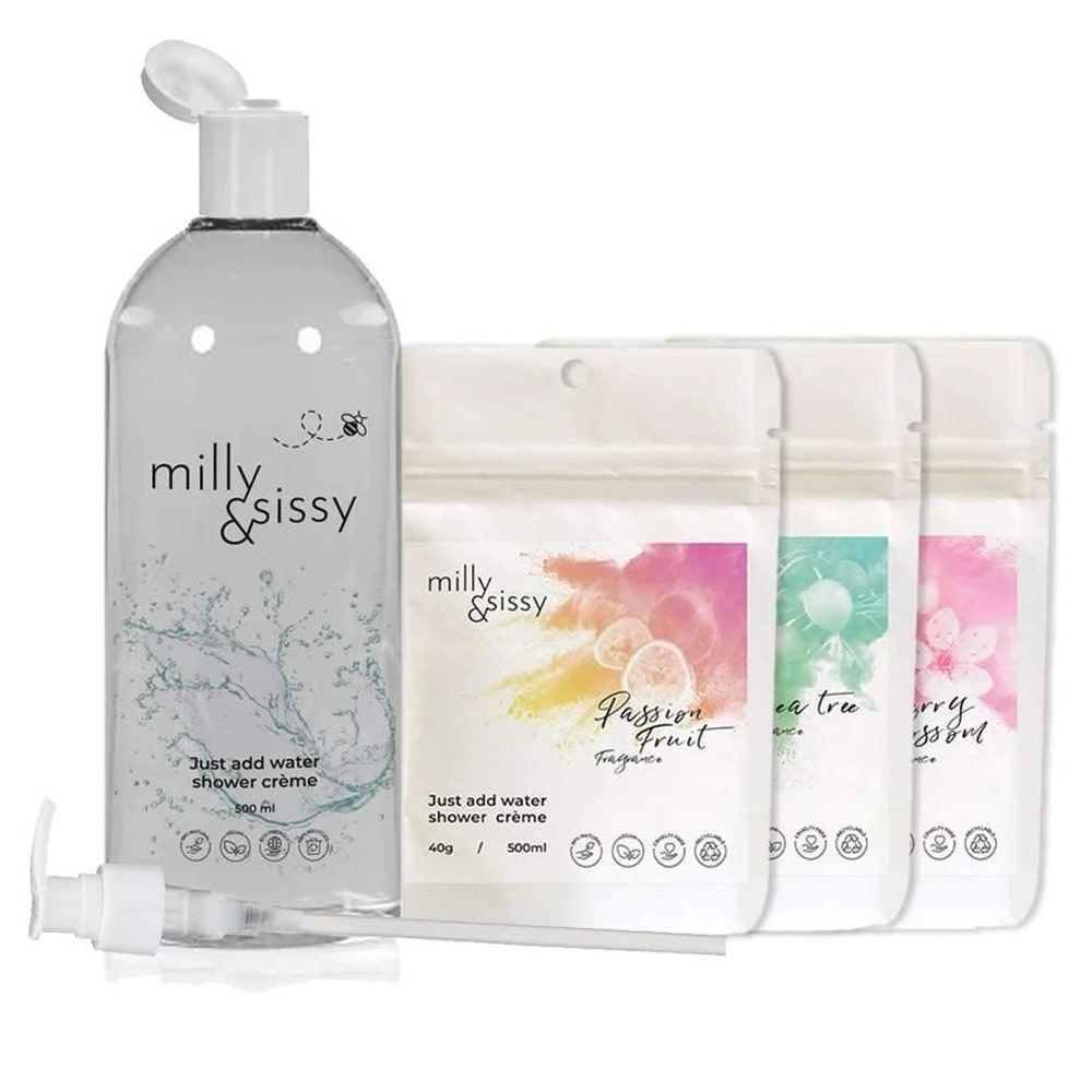 Missy & Sissy zero waste shower creme starter pack