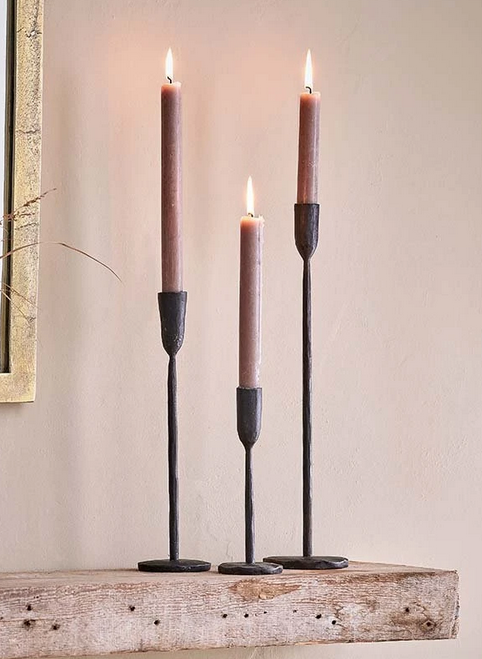 Black candle sticks