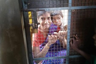 IJM helped free Chandramma and her son from a room at a silk factory where they had been locked for six months.