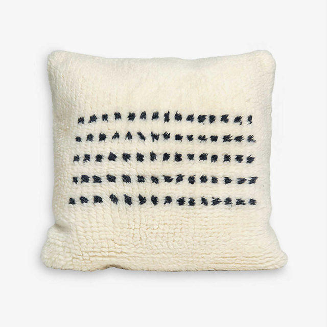 MORROW SOFT GOODS | Lorenzo New Zealand wool and cotton-blend throw pillow | £200