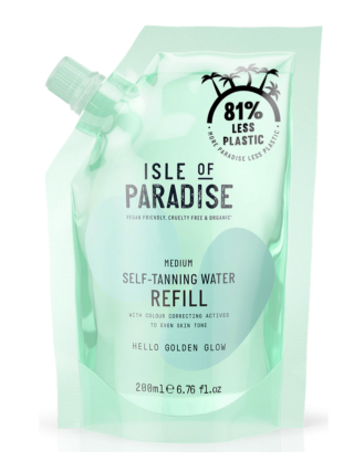 Isle of Paradise | Self-Tanning Water Refill Pouch Medium | £14.95