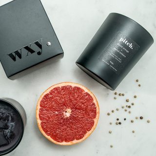 WXY Pitch Candle with Blood organge and Santal embers