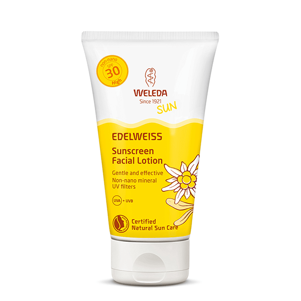 Weleda edelweiss sunscreen facial lotion SPF30