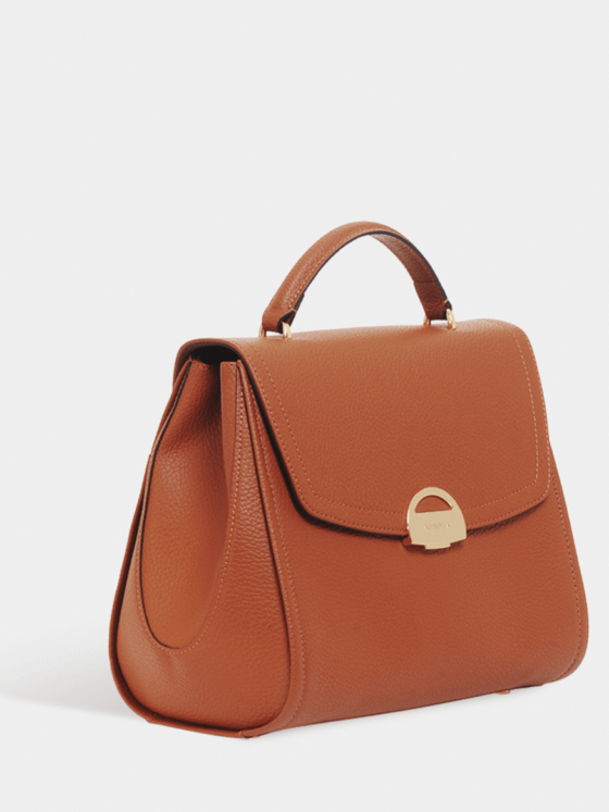 Ashoka Paris Paname Apple Skin Vegan Leather Handbag | Camel £251