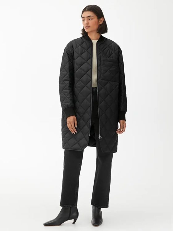 ARKET | Quilted long jacket | £99