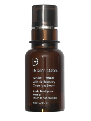 dr dennis gross | ferulic + retinol wrinkle recovery overnight serum | £89