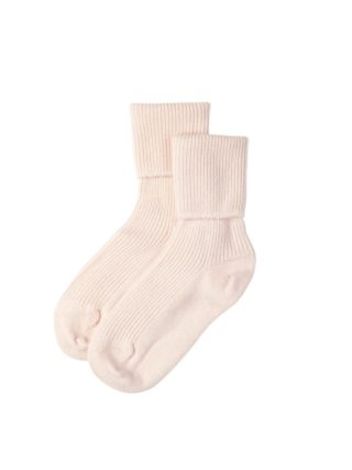 WOMENS PURE CASHMERE BED SOCKS €45