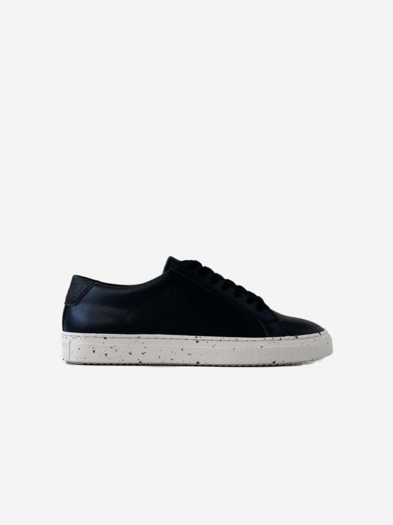 Humans Are Vain Tide V2 Sustainable Vegan Leather Trainer | Black £120