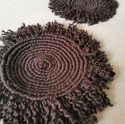 Our Favourite: Black Wool Plate Mat £25