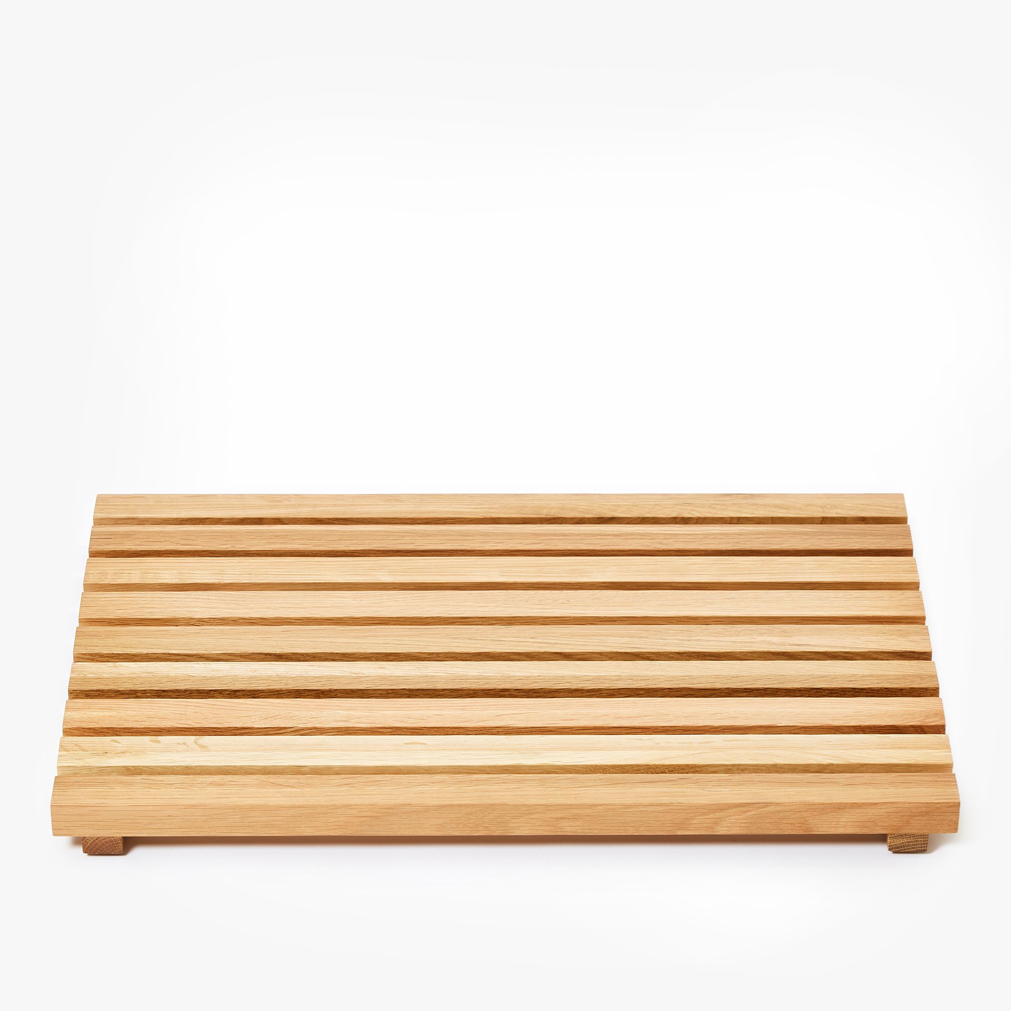 Oak bath mat