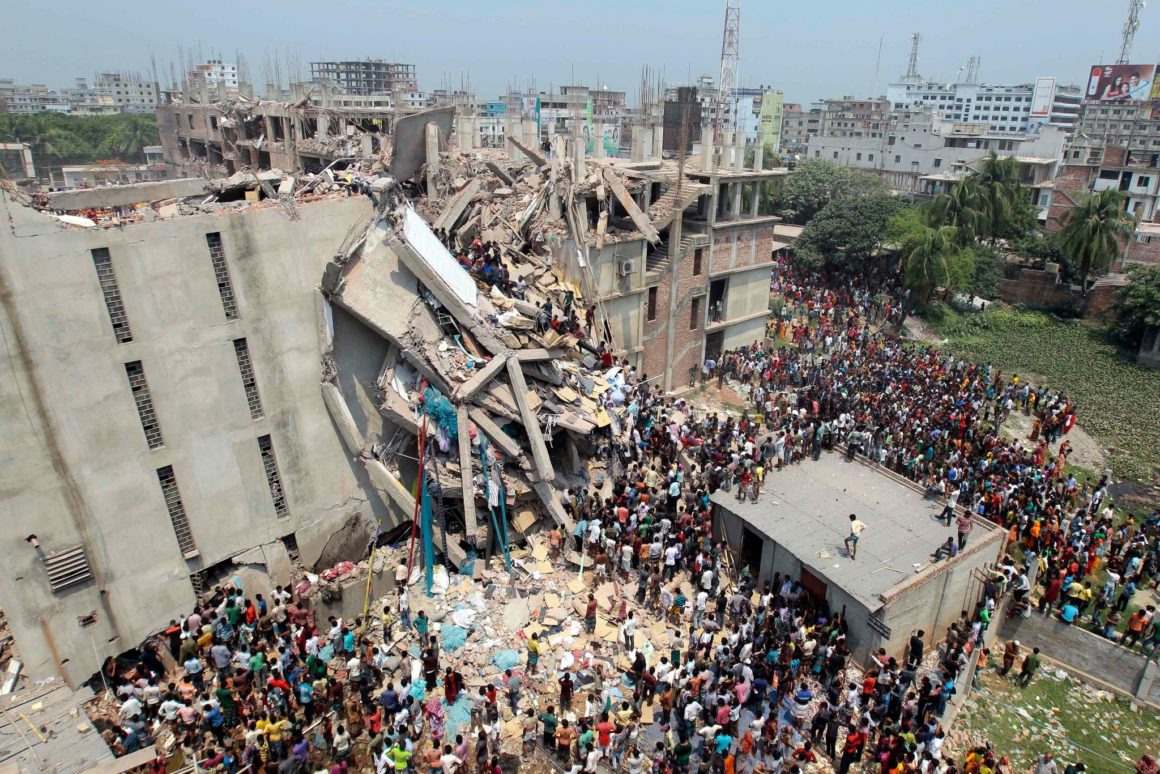 The collapse of Rana Plaza