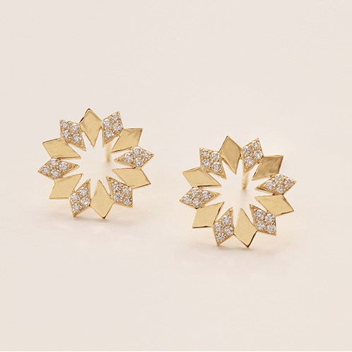 Dahlia Diamond Earrings £441.61