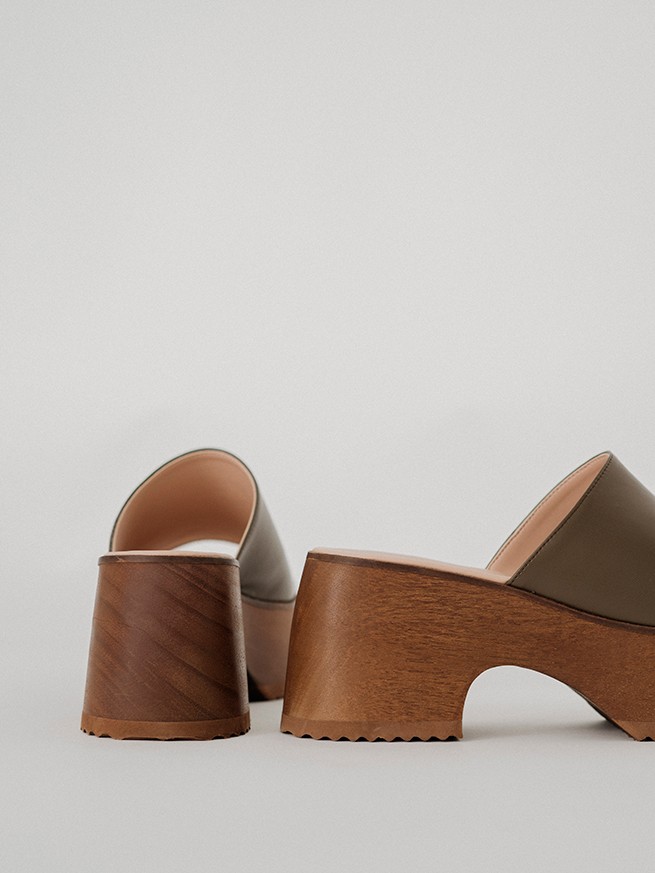 new vegan leather sandals by the nude label