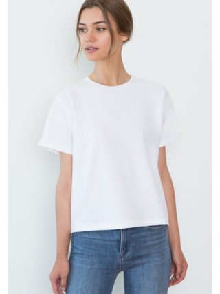 Sustainable white t-shirt from Santicler
