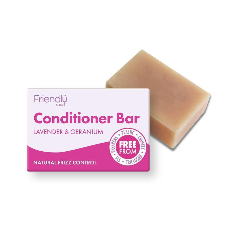 Friendly Soap Lavender & Geranium Conditioner Bar, £4.95