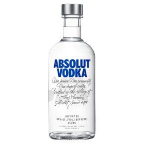 Absolut Vodka, 350ml, £10